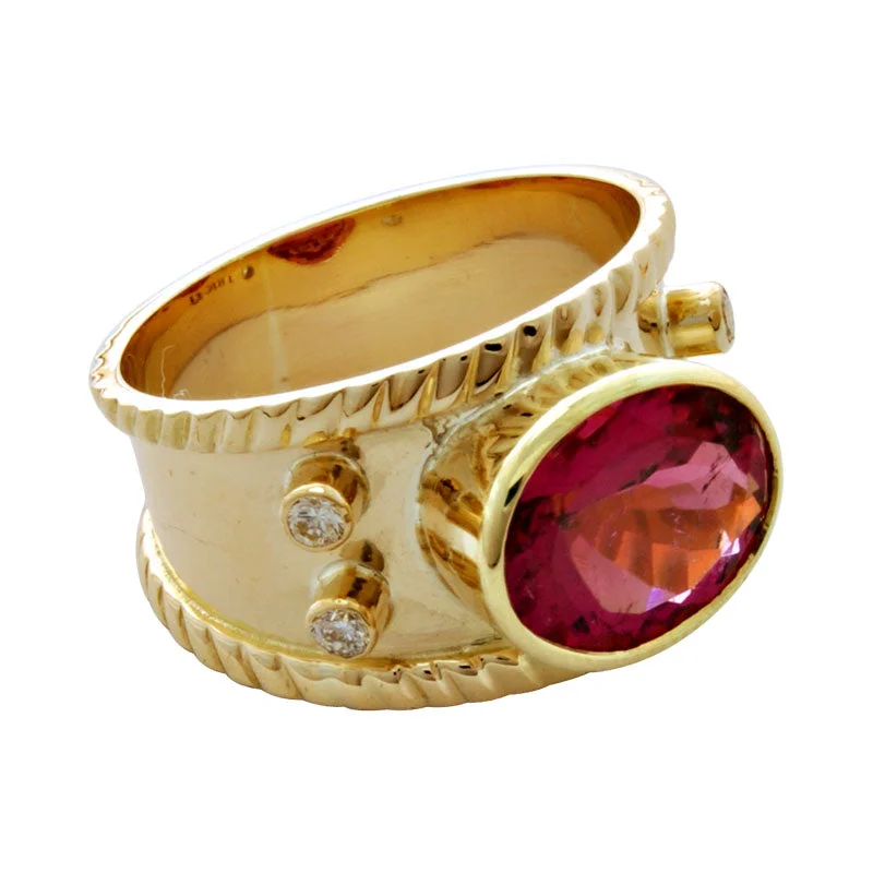 ladies-ruby-accent-rings-Ring-Rubellite and Diamond