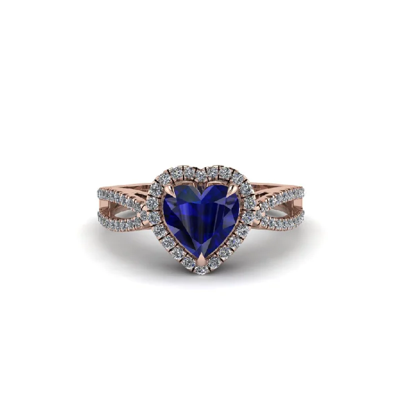 engagement-birthstone-vintage-inspired-rings-Heart's Sapphire Embrace Engagement Ring - Alison No. 14