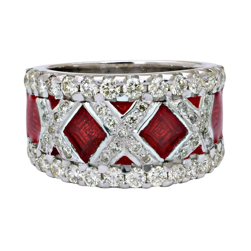 ladies-white-gold-shank-rings-Ring-Diamond (Enamel)