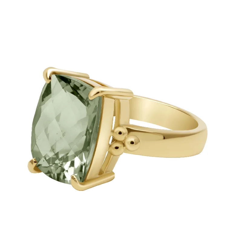 ladies-sapphire-channel-set-rings-Ring - Green Quartz