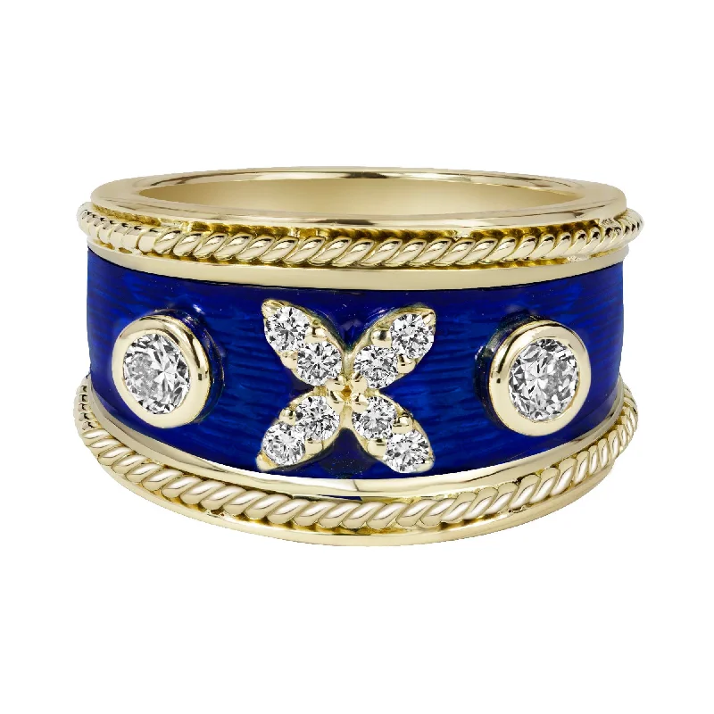 ladies-unique-diamond-rings-Ring - Diamond (enamel) (2359D)