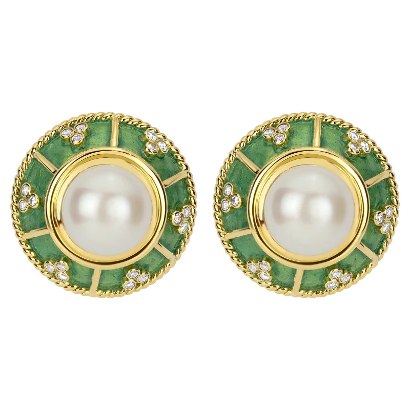 ladies-infinity-chandelier-earrings-Earrings- South Sea Pearl And Diamond (enamel) (1851B)