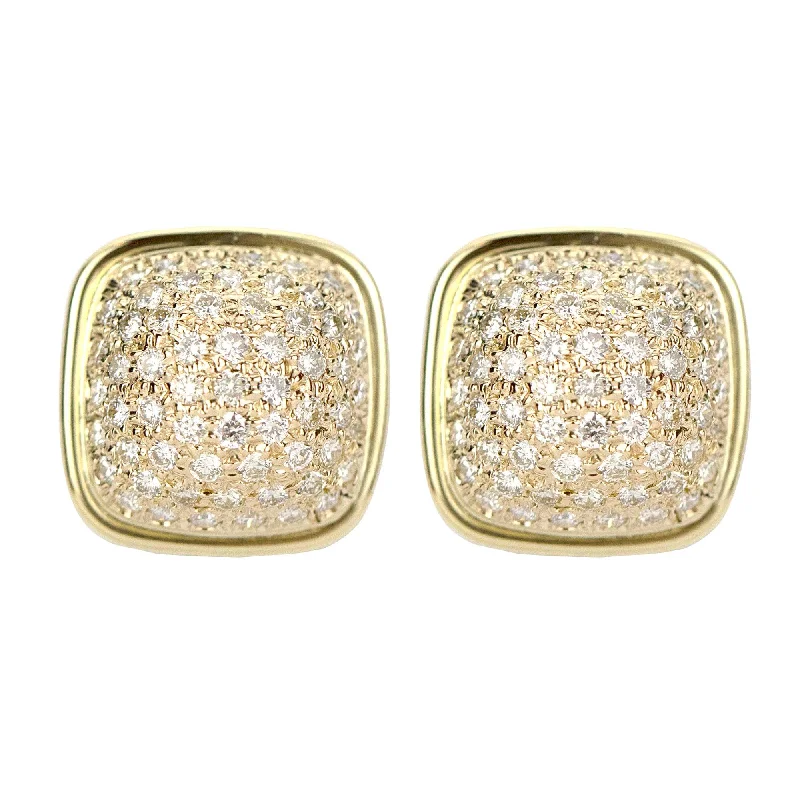 ladies-gold-bar-drop-earrings-Earrings - Diamond