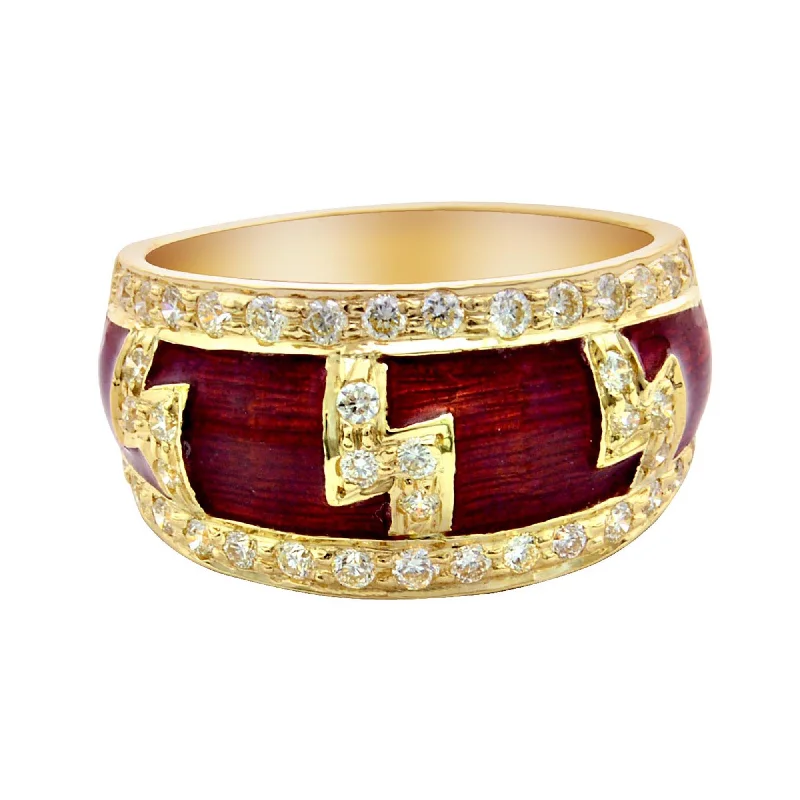 ladies-elegant-cathedral-rings-Ring-Diamond (Enamel)