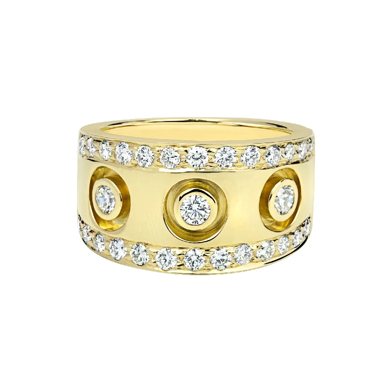 ladies-classic-platinum-rings-Ring - Diamond