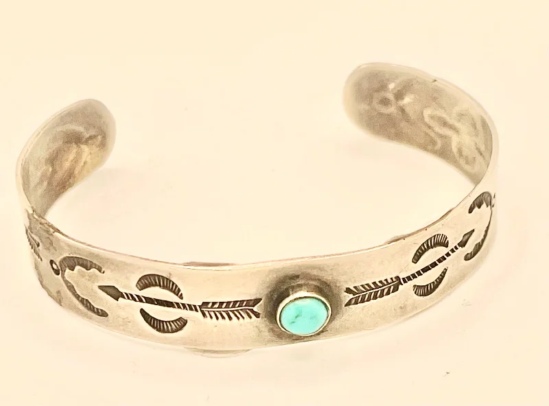 Ladies bracelets for digital elegance -Cuff/ Bracelet- Fred Harvey Vintage Navajo