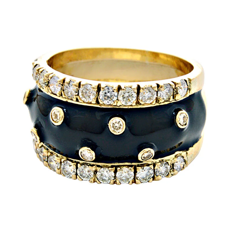 ladies-marquise-cut-gold-rings-Ring-Diamond (Enamel)