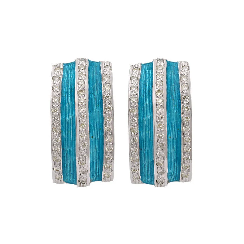 ladies-beaded-drop-diamond-earrings-Earrings- Diamond (Enamel) (163ES)