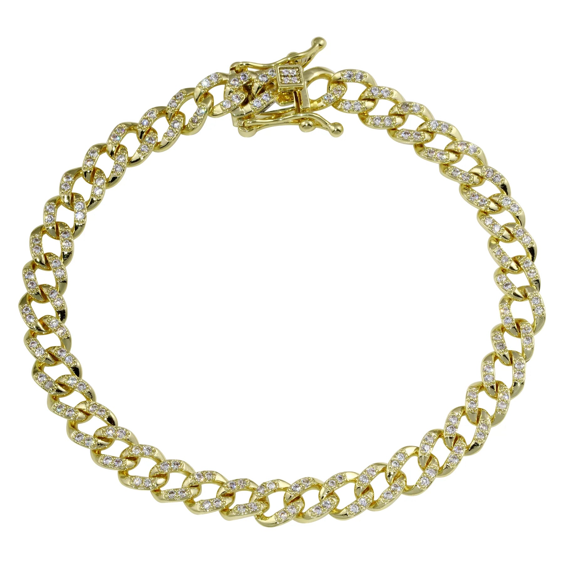 Ladies bracelets dainty elegance -5mm Cuban Chain Bracelet