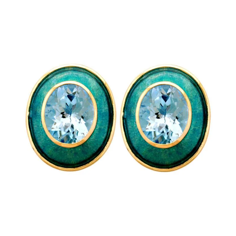 ladies-gift-ear-cuff-earrings-Earrings-Blue Topaz (Enamel)  (1879C)