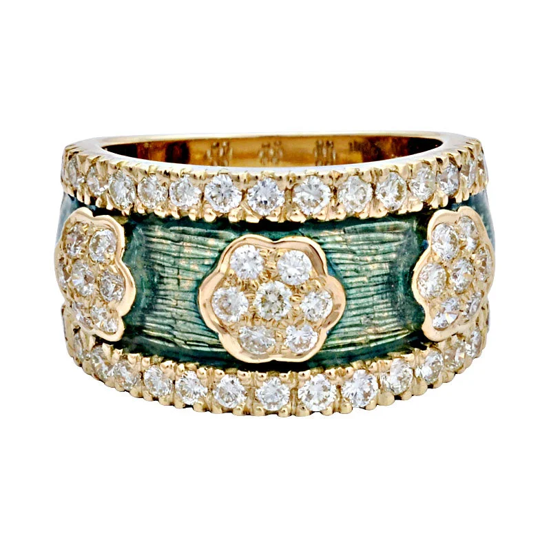 ladies-princess-cut-diamond-rings-Ring-Diamond (Enamel)