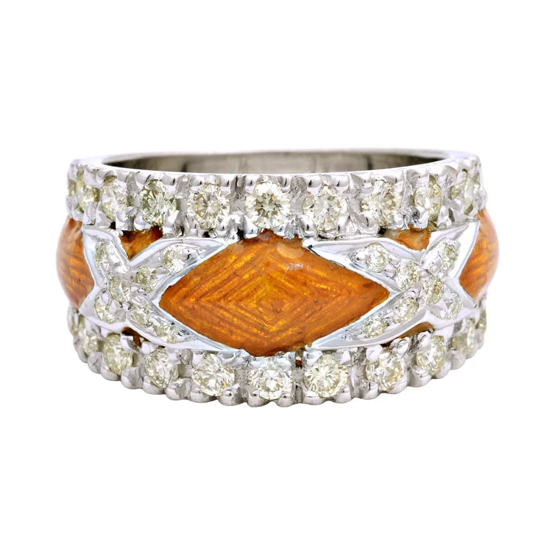 ladies-marquise-cut-gold-rings-Ring-Diamond (Enamel)