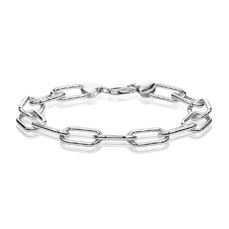 Ladies bracelets for poet vibes -Bracelet in sterling silver