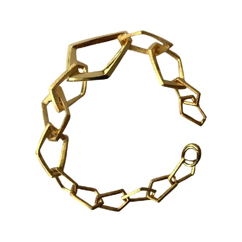 Ladies bracelets for peak elegance -Polygon Bracelet