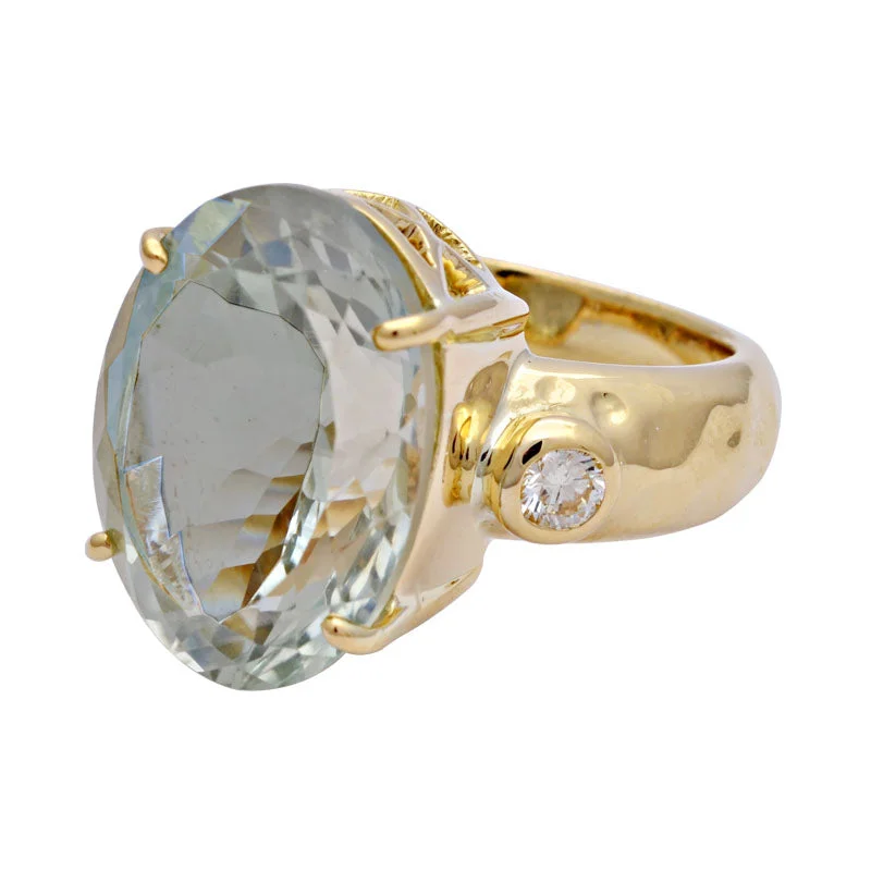 ladies-pearl-channel-set-rings-Ring-Green Quartz and Diamond