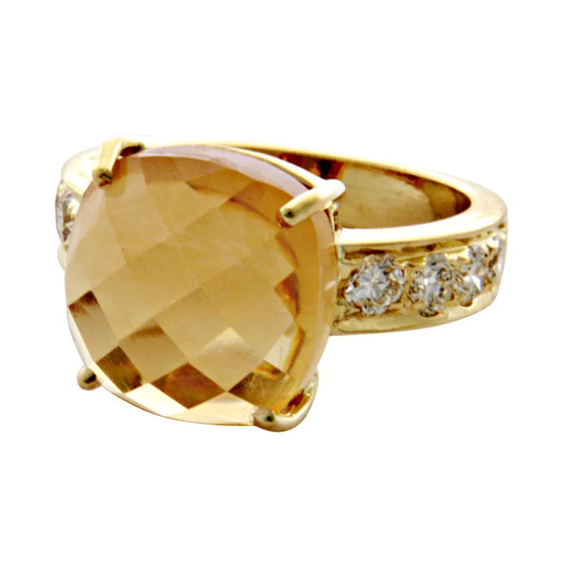 ladies-bridal-channel-set-rings-Repair - Ring- Citrine And Diamond (1930L)