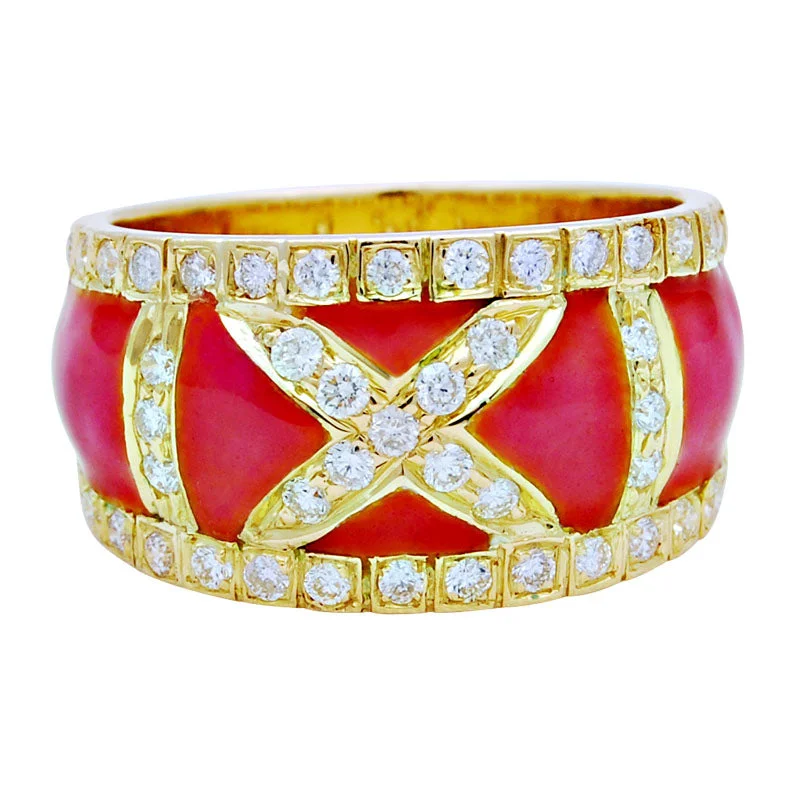 ladies-minimalist-accent-rings-Ring-Diamond (Enamel)