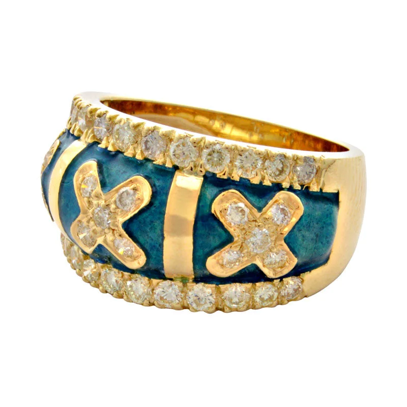 ladies-marquise-cut-emerald-rings-Ring-Diamond (Enamel)