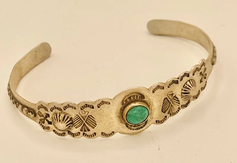 Ladies bracelets with dusk opal -Cuff/ Bracelet- Fred Harvey Vintage Navajo