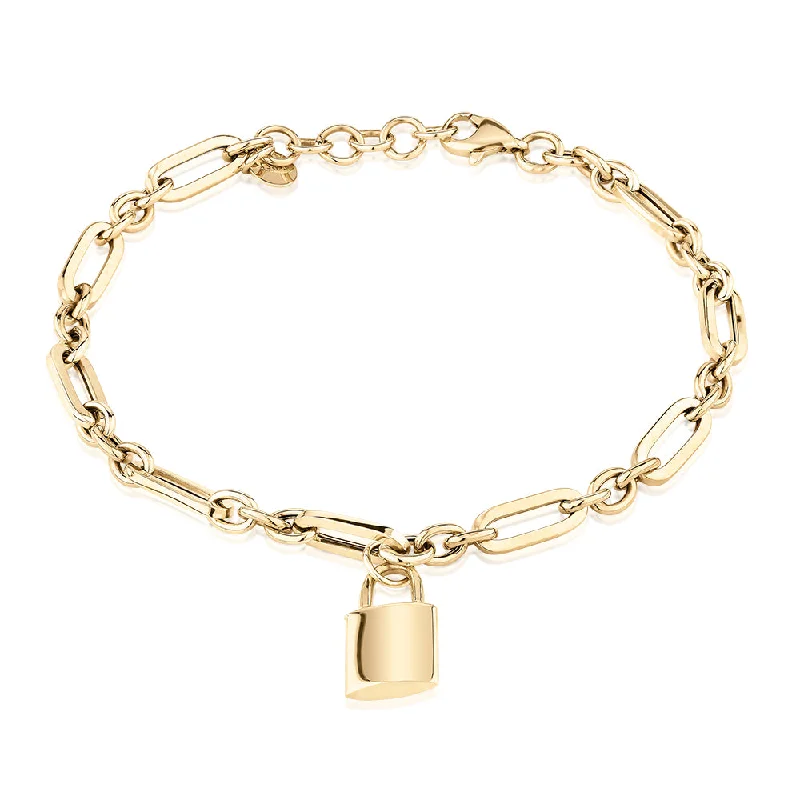 Ladies bracelets for scholar vibes -Bracelet in 10 carat yellow gold