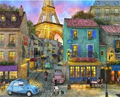 ladies-ruby-cathedral-rings-Springbok Puzzles – Eiffel Magic – 1000 Piece Jigsaw Puzzle – Made in USA