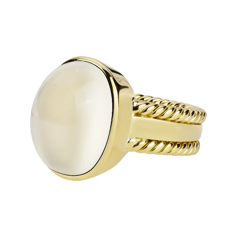 ladies-elegant-accent-rings-Ring - Moonstone