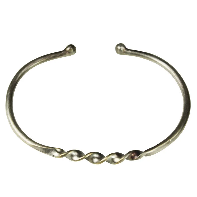 Ladies bracelets for golden vibes -Bracelet - Single Twist, Silver