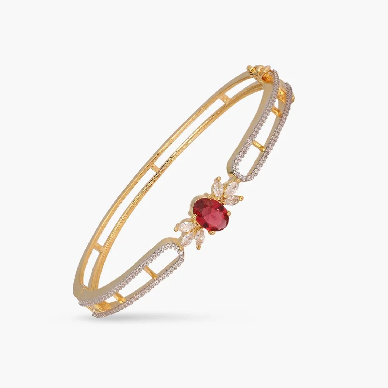 Ladies bracelets for trend elegance -Astra Nakshatra CZ Red Bracelet