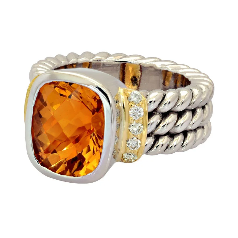 ladies-diamond-bypass-rings-Ring-Citrine and Diamond