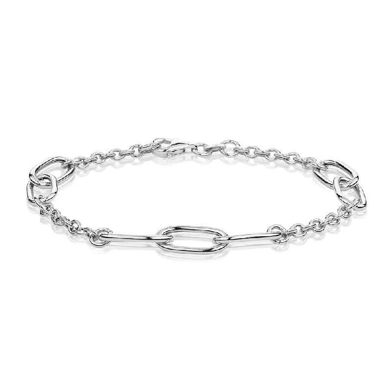 Ladies bracelets for wanderlust charm -Bracelet in sterling silver