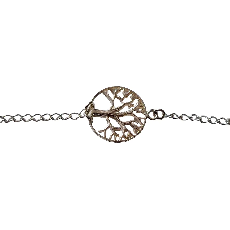 Ladies bracelets for dream elegance -Sterling Silver Tree of Life Bracelet