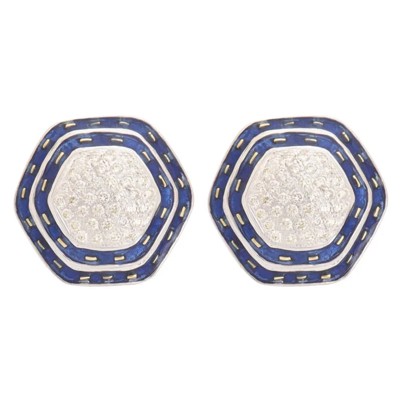 ladies-artisan-chandelier-earrings-Earrings- Diamond (Enamel) (25EM)