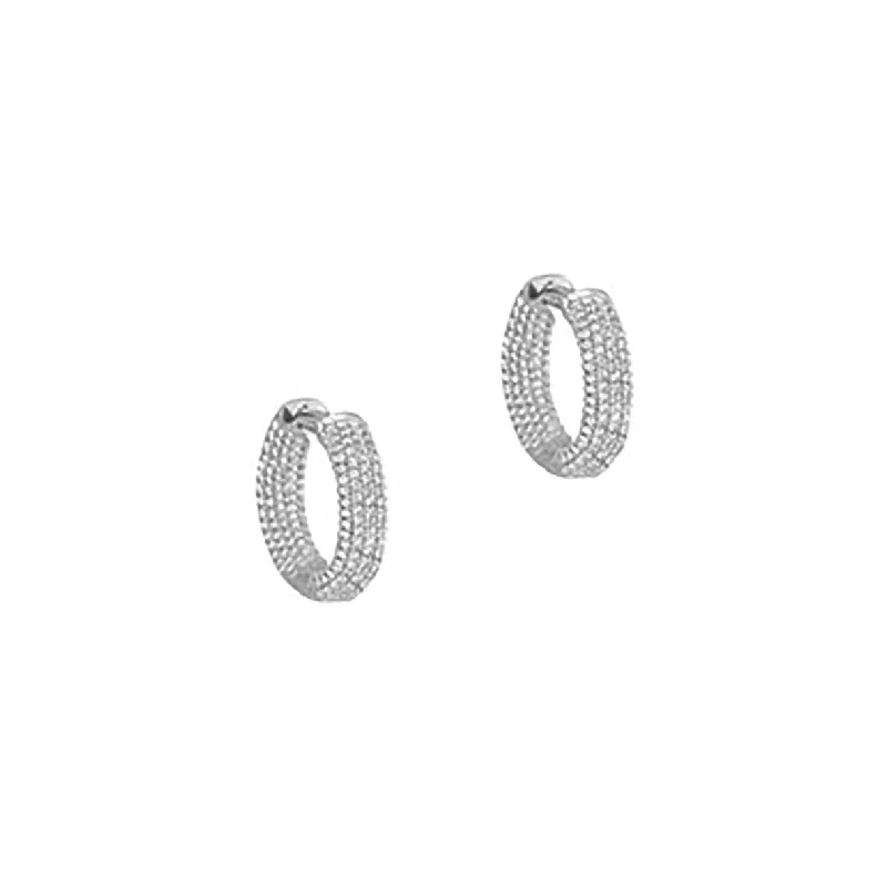 ladies-gold-diamond-earrings-THE ICED RAVELLO HOOP EARRINGS