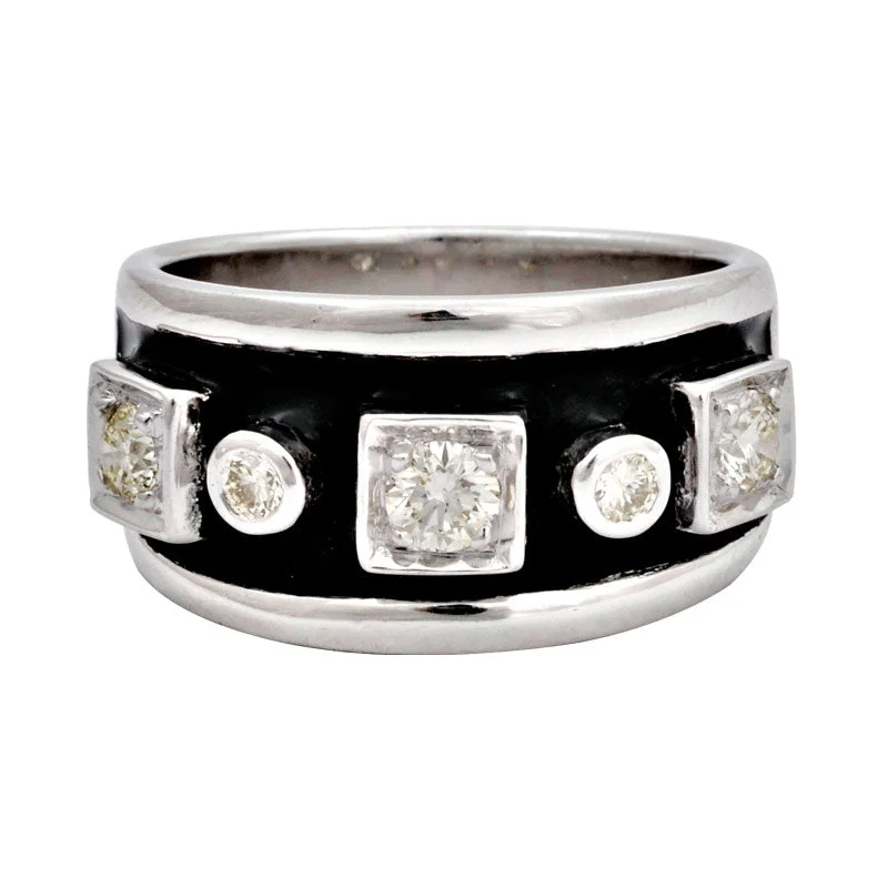 ladies-sapphire-bypass-rings-Ring-Diamond (Enamel)