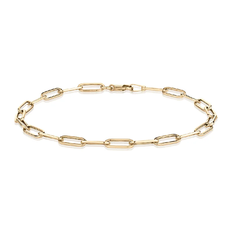 Ladies bracelets modern elegance -Bracelet in 10 carat yellow gold