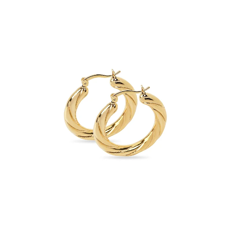 ladies-artisan-bar-drop-earrings-THE TWISTED HOWARD HOOP EARRINGS