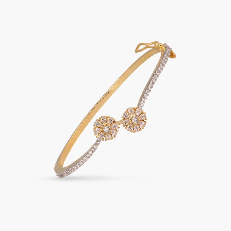 Ladies bracelets for leader elegance -Luna Nakshatra CZ Gold Plated Bracelet