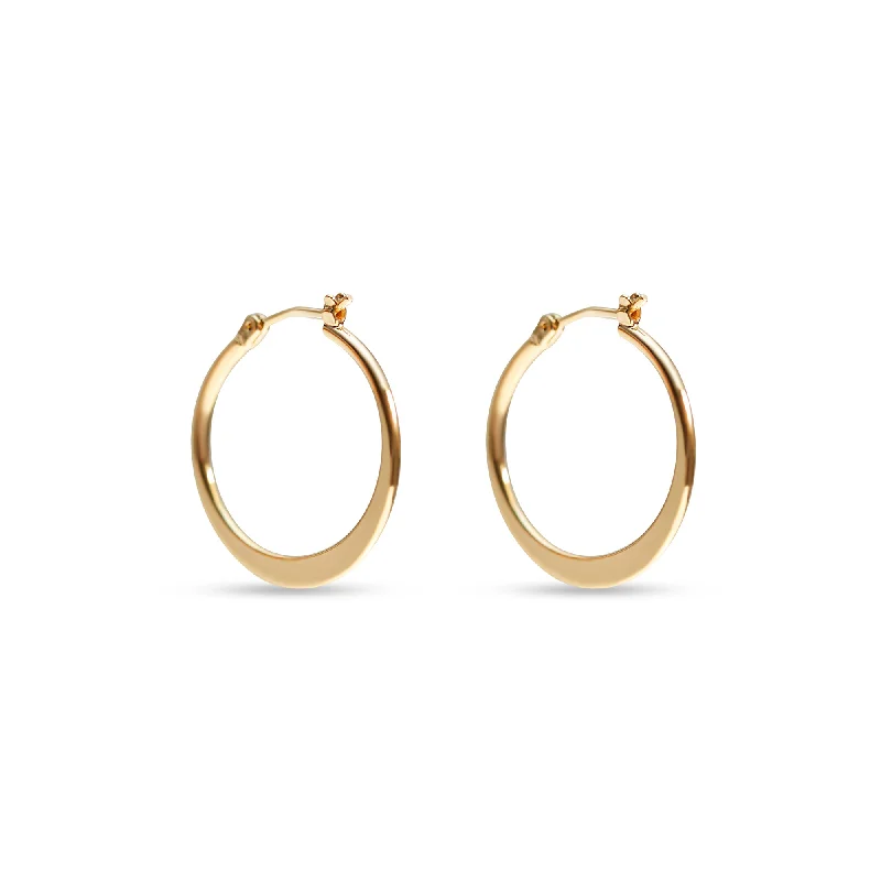 ladies-gold-diamond-earrings-THE ESSENTIAL MINETTA HOOP EARRINGS