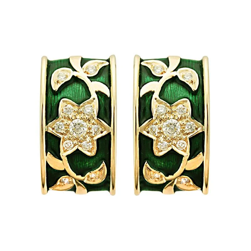 ladies-ethnic-dangle-earrings-Earrings-Diamond (Enamel)  (2022A)