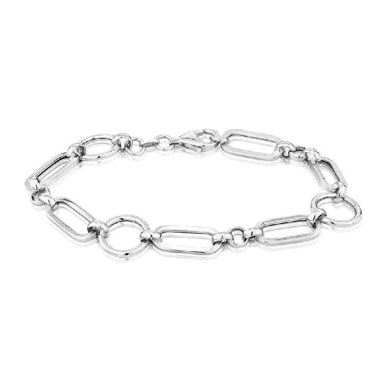 Ladies bracelets for prom elegance -Bracelet in sterling silver