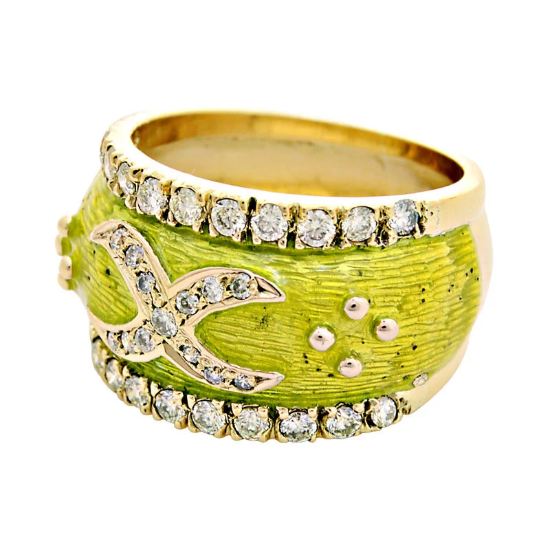 ladies-sapphire-channel-set-rings-Ring-Diamond (Enamel)