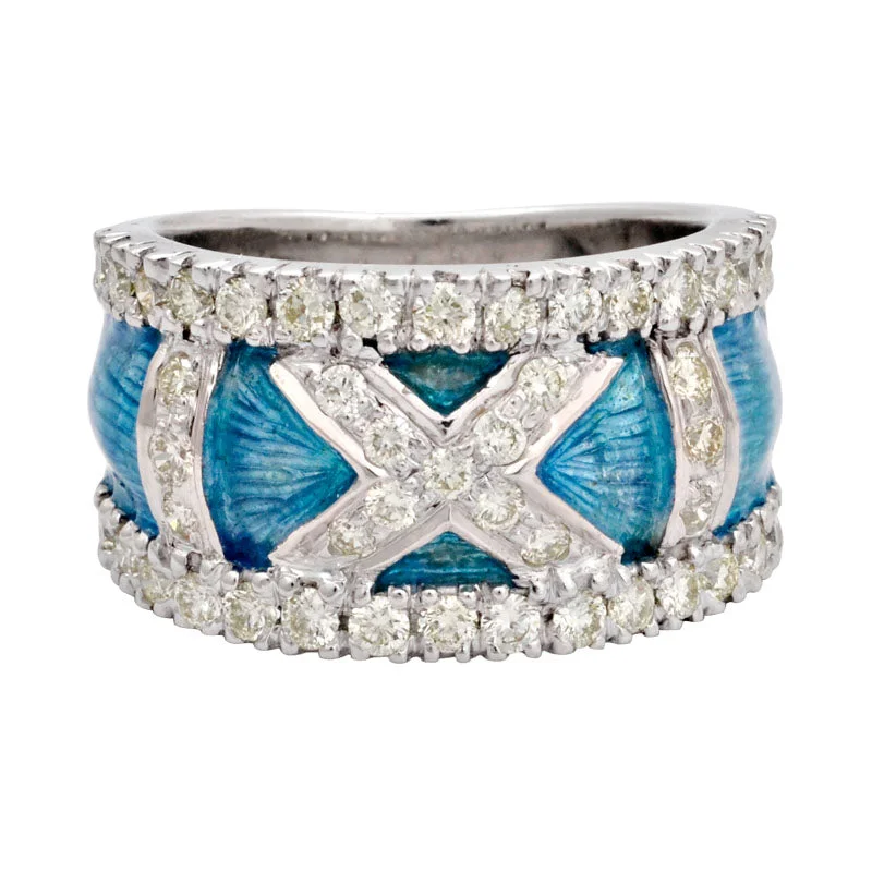 ladies-cushion-cut-platinum-rings-Ring-Diamond (Enamel)