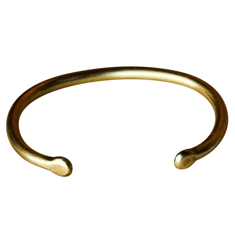 Ladies bracelets for group vibes -Basic Bracelet - Lrg, Brass